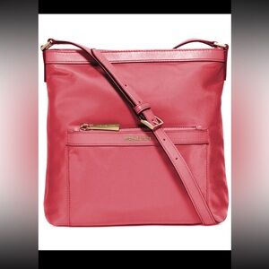 Michael Kors Morgan Medium Messenger Crossbody red